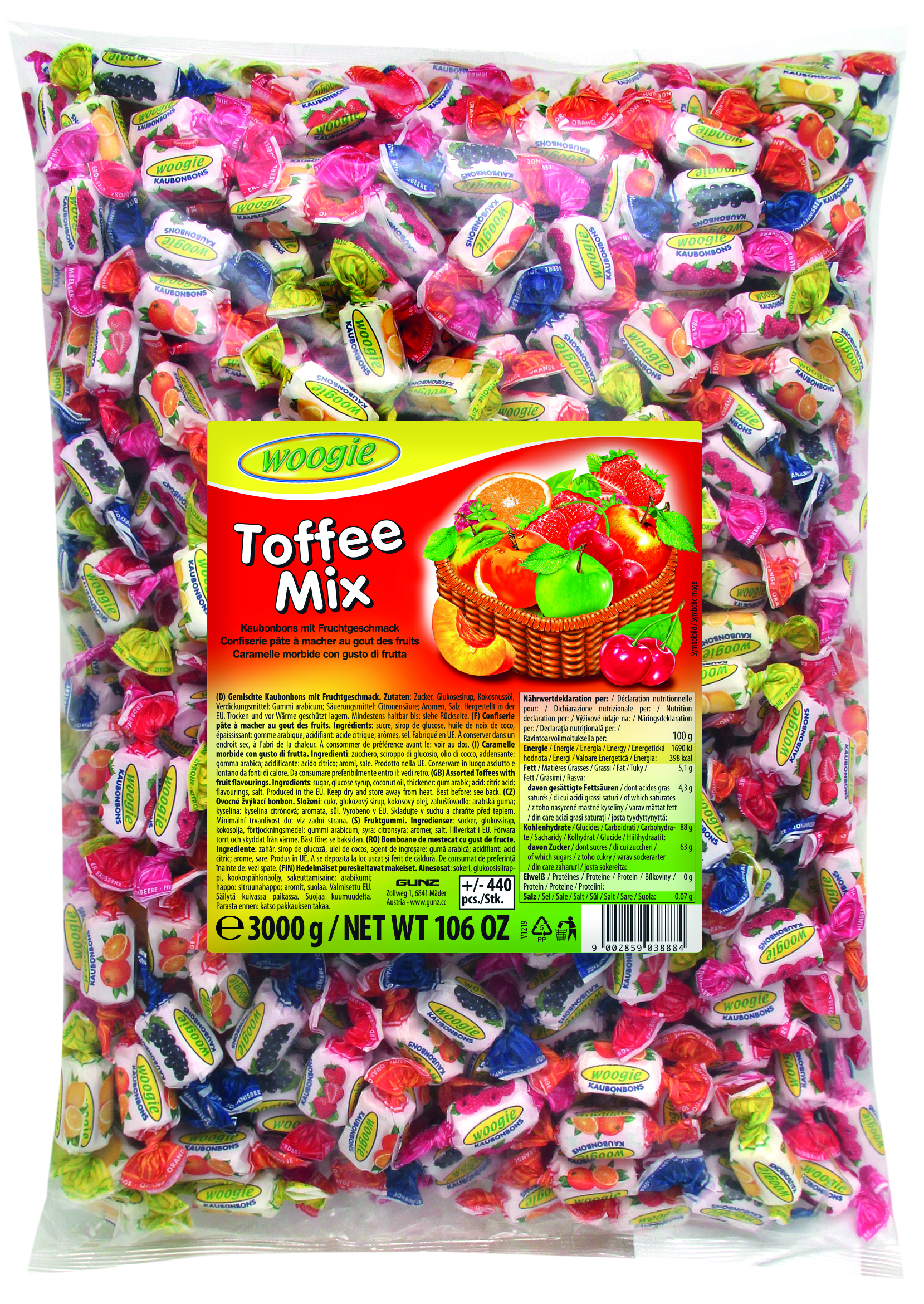 Woogie Toffee Mix 3kg