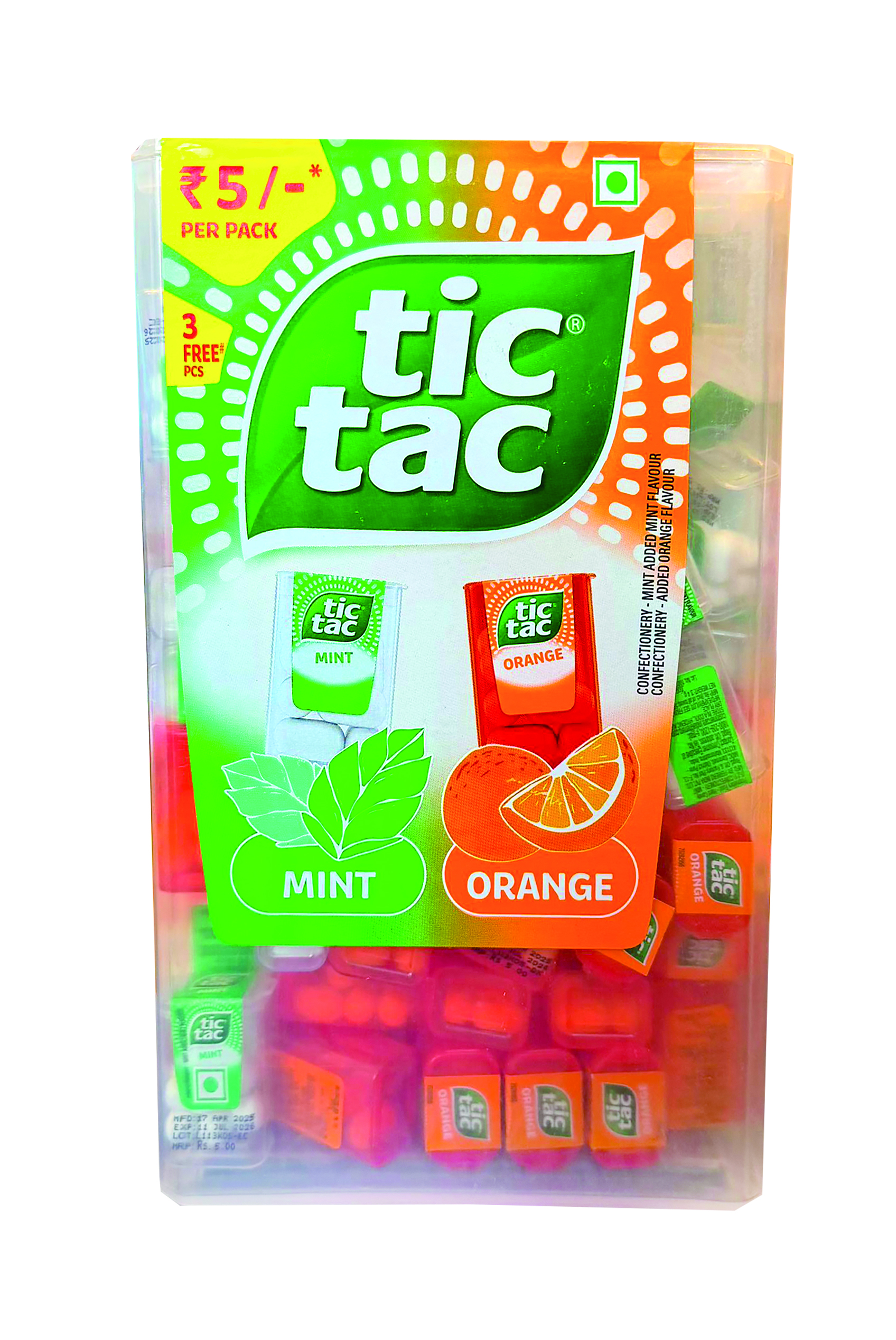 tic tac Lilliput Mix Orange/Mint